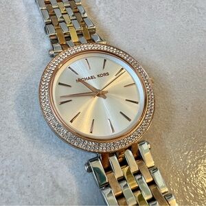 Michael Kors Two-Tone Crystal Watch MK3203